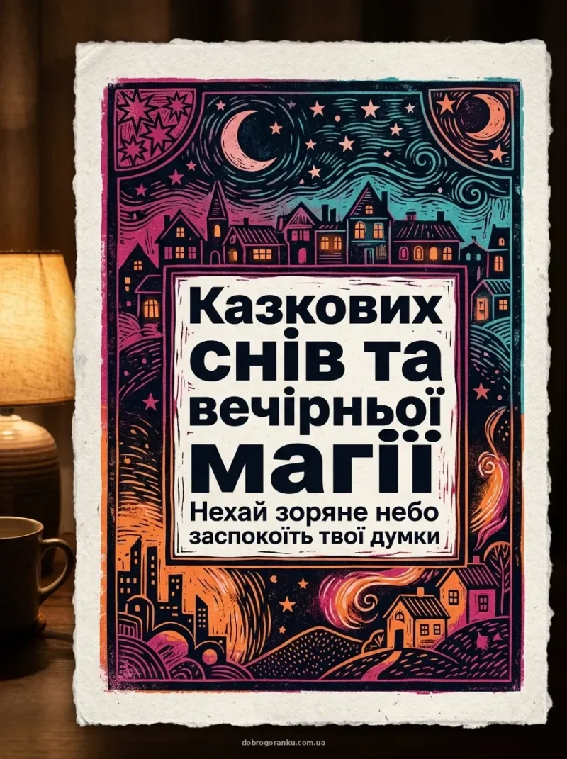 Чарівний ліс у сяйві — Солодких снів