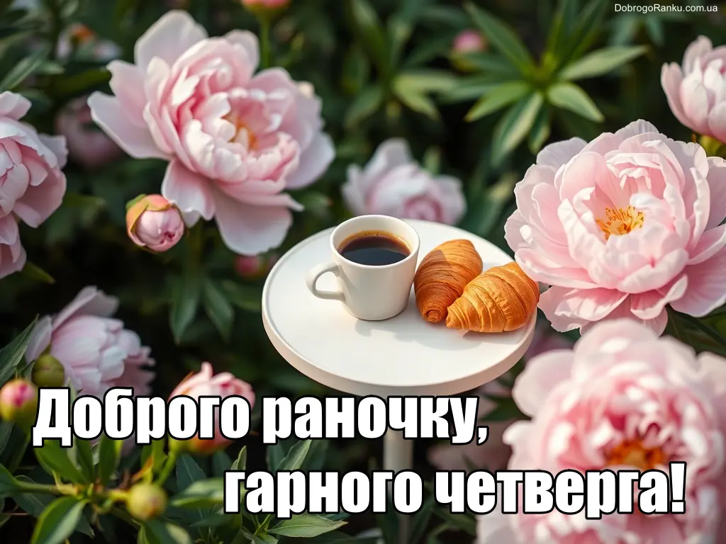 Доброго ранку четверга гарного дня