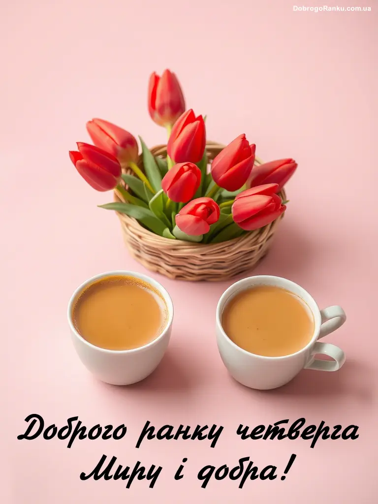 Доброго ранку четверга миру і добра