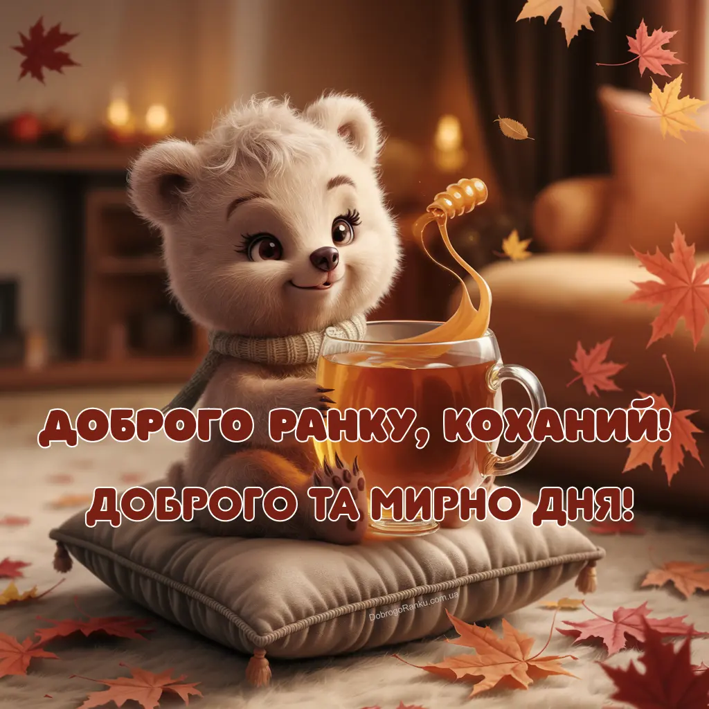 Доброго ранку коханий ведмедик