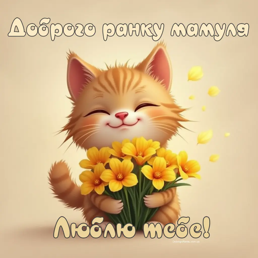 Доброго ранку мамуля - картинка українською