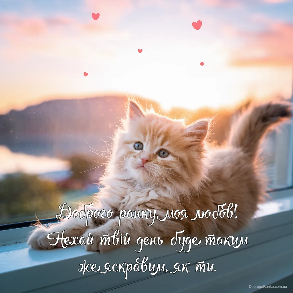 Доброго ранку, моя любов!