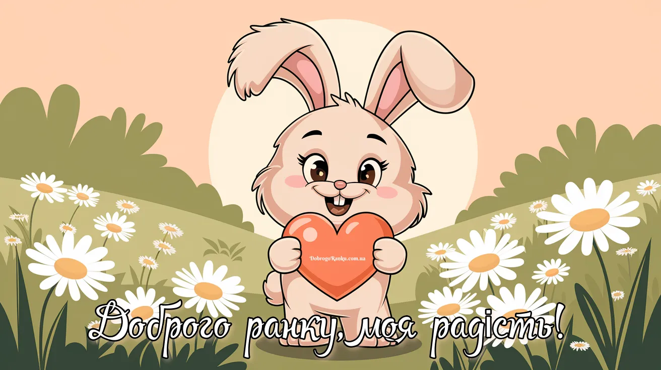 Доброго ранку, моя радість!