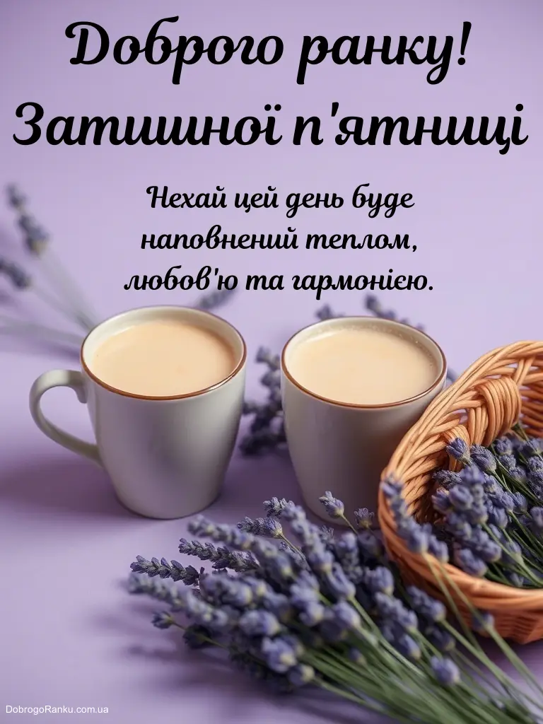 Доброго ранку п'ятниці картинки українською мовою