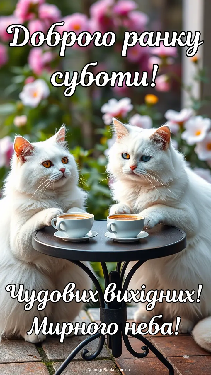 Доброго ранку суботи котики