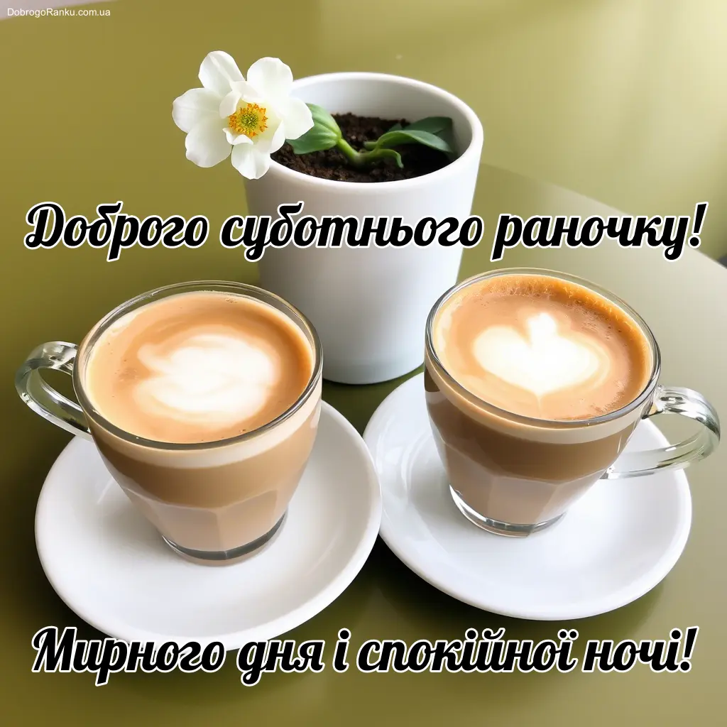 Доброго суботнього ранку