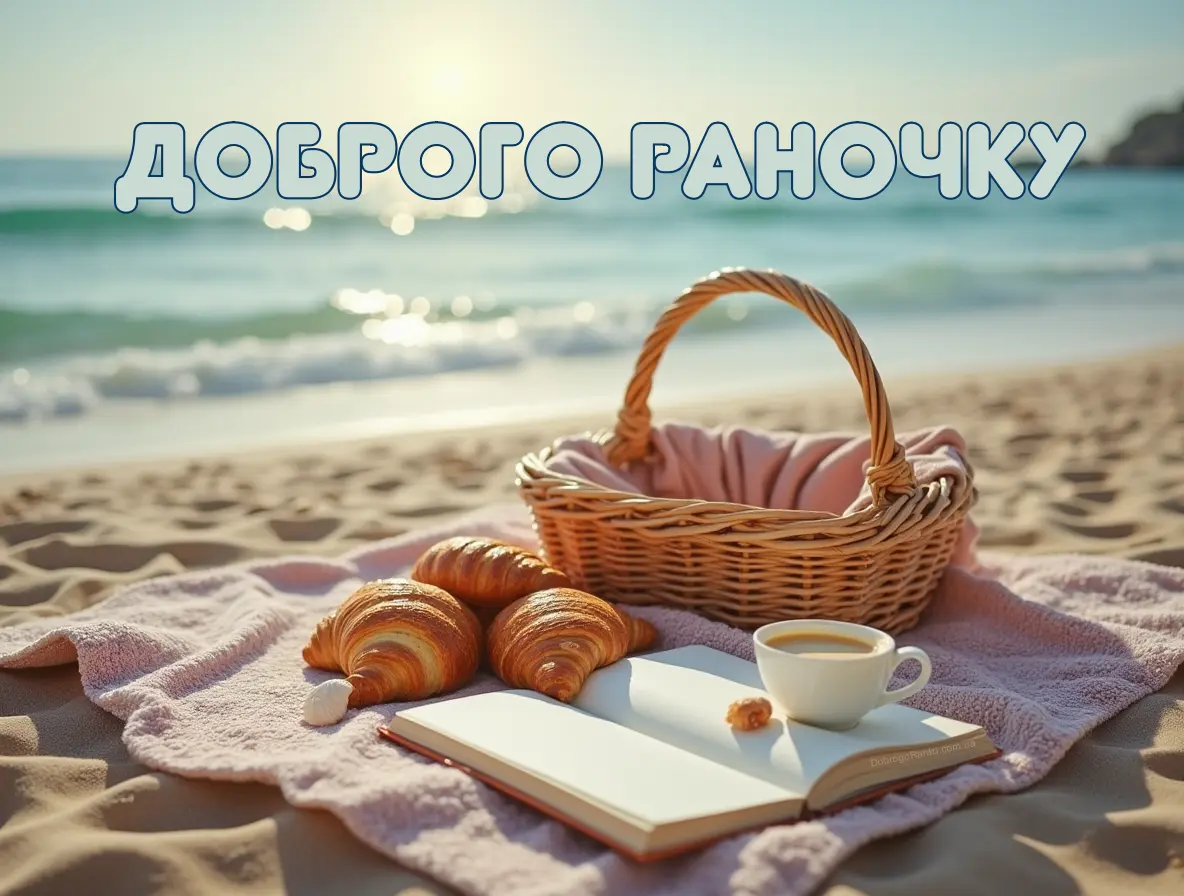 Картинка доброго раночку море