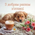 Картинка з побажанням доброго ранку п'ятниці