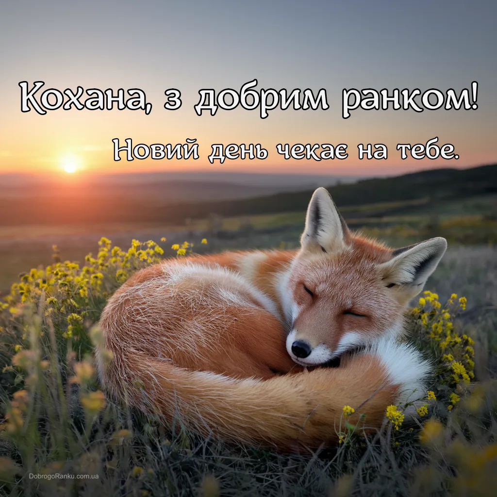 Кохана з добрим ранком картинка