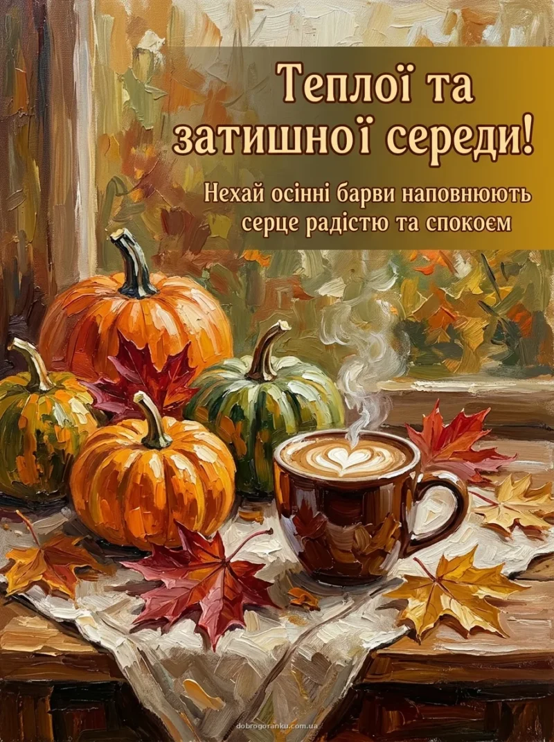 Олійний живопис з осіннім натюрмортом — Барвистого осіннього дня!