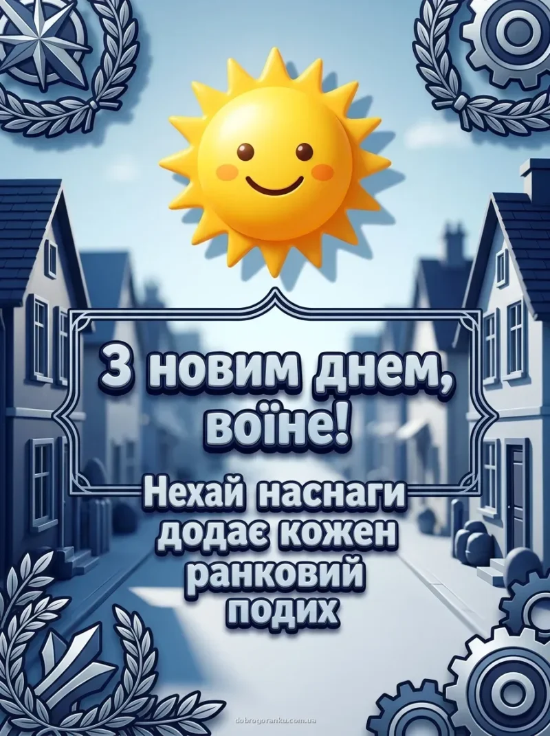 Усміхнене сонечко — побажання доброго ранку та дня