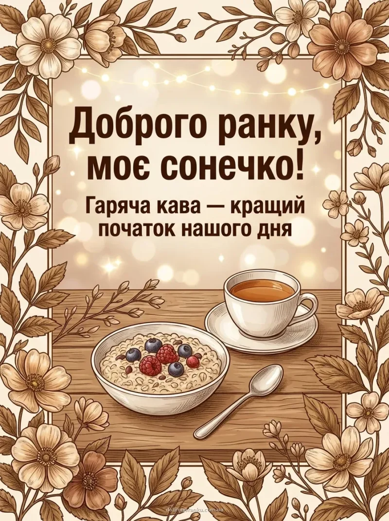 Серце з кавової пінки — романтичні приколи доброго ранку