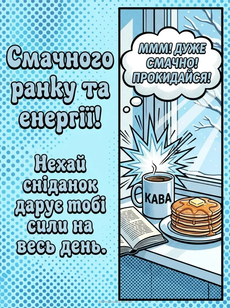 Смачні млинці та кава — З добрим ранком коханий картинки