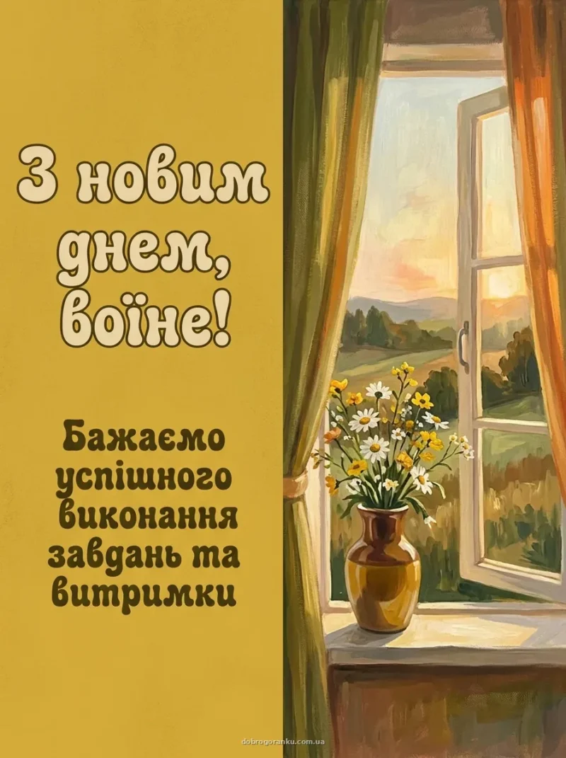 Ранкове вікно — теплі побажання доброго ранку