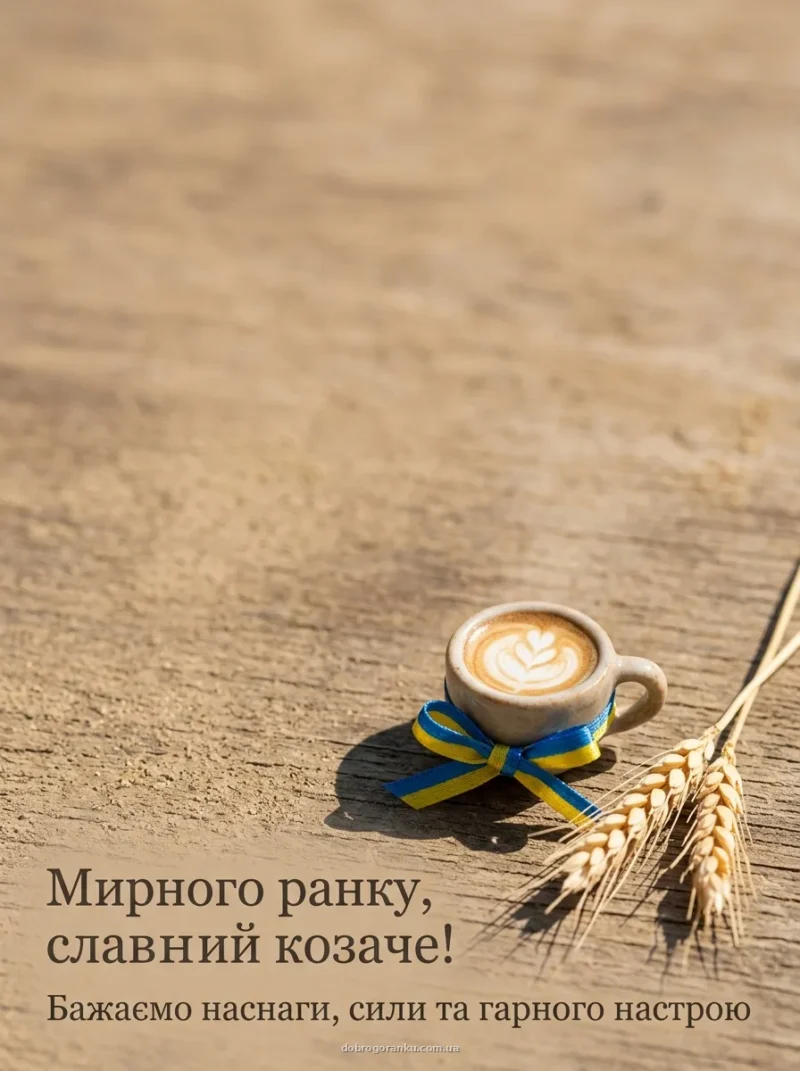 Стильна композиція — коротке побажання доброго ранку