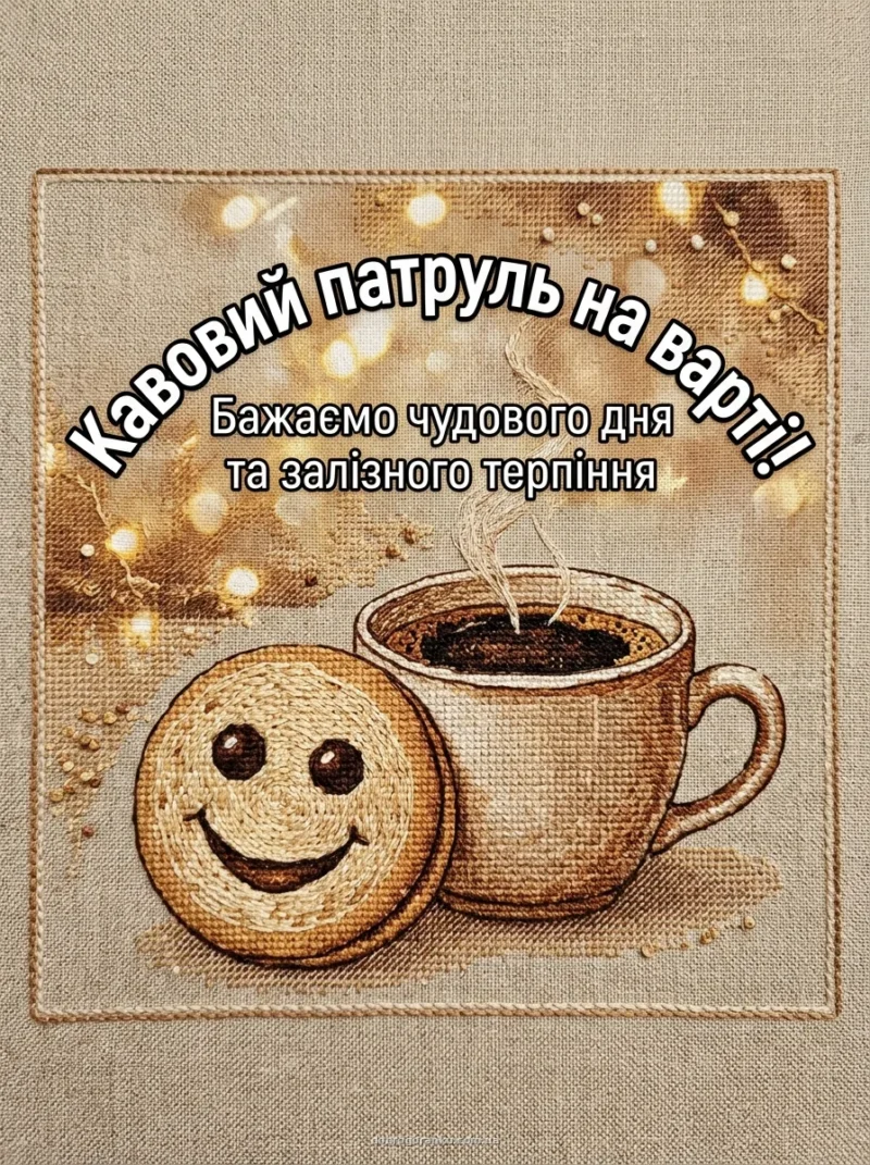 Смішне печиво — побажання з доброго ранку