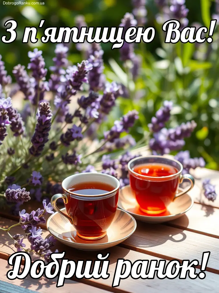 З п'ятницею доброго ранку